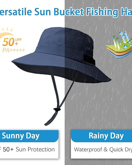 Cooling Sun Bucket Hat for Men Women Fishing Beach Safari Hats for Golf Hiking Hunting Outdoor UPF 50+