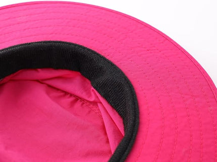 LLmoway Kids Sun Protection Hat Quick Dry Adjustable Wide Brim Mesh Bucket Hat