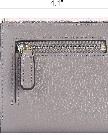 Lavemi Ultra Thin Small Compact Leather Womens Girls Wallets RFID Blocking Credit Card Holder for Women