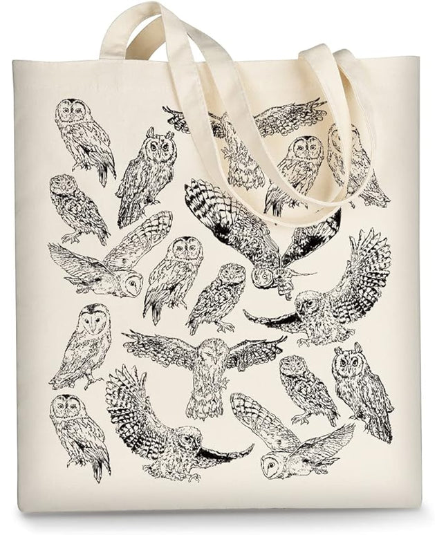 AUSVKAI Canvas Tote Bag Aesthetic for Women, Cute Reusable Cloth Cotton Bags for Shopping Beach Grocery