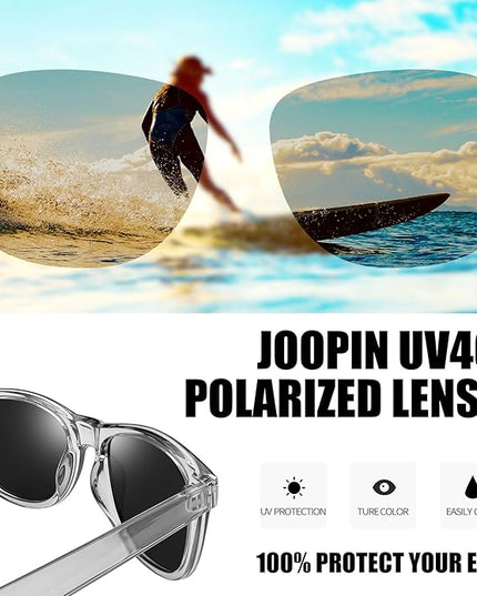 Joopin Square Sunglasses Polarized UV Protection Trendy Designer Sun Glasses Men Women