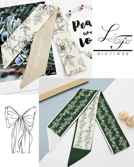 Purse Scarf Handbags For Women Skinny Hair Neck Accessories Scarves With Bag Scarfs Handle Fashion Lightweight