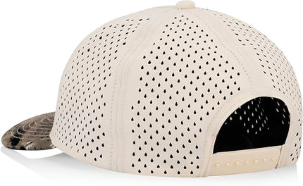 Billest Gilbert Performance 5‑Panel Snapback Hat – Adjustable Flat‑Bill Cap for Men & Women | Breathable and Lightweight