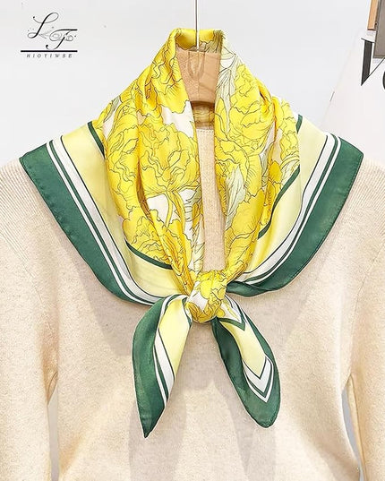 Satin Bandanas Head Scarf For Women Hair Scarves Accessories Lightweight Fashion Wrap Neck Silk Sleeping Headscarf
