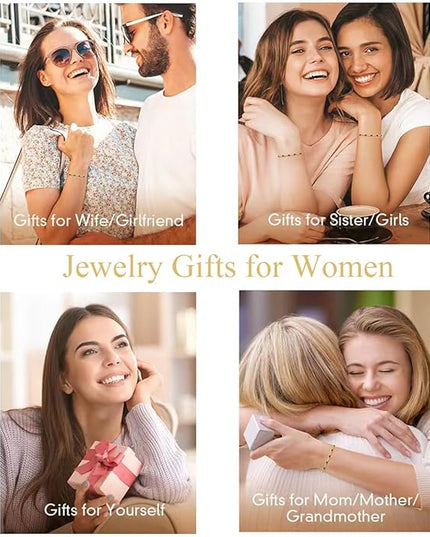 Valentines Day Gifts Sterling Silver Birthstone Tennis Bracelets for Women 4mm Tennis Bolo Bracelet Fashion Jewelry Birthday Gifts for Women Wife Mom Her | Adjustable Size 9"