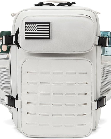 QT&QY 25L/45L Military Tactical Backpack For Men Molle Daypack 3 Day Bug Out Bag Hiking Rucksack With Bottle Holder