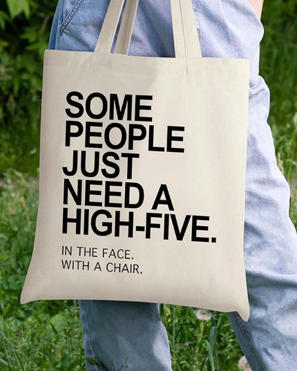AUSVKAI Canvas Tote Bag Aesthetic for Women, Cute Reusable Cloth Cotton Bags for Shopping Beach Grocery