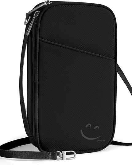 Travelkin 2-in-1 Passport Holder & Travel Organizer for Family with RFID Blocking, Multiple Passport Wallet for Men Women, Travel document holder for Credit Cards, Cash, and Electronic Essentials
