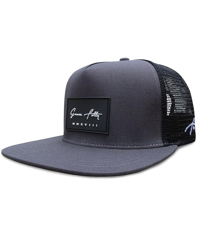 Grace Folly Trucker Hat for Men & Women. Snapback Mesh Caps