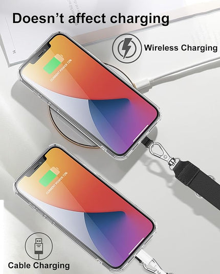 SHANSHUI Phone Lanyard, 2 Pack Phone Lanyard Strap 2X Durable Tether Tab Universal NylonNeck Phone Strap Crossbody Lanyard for Cellphone Fit All Smartphones