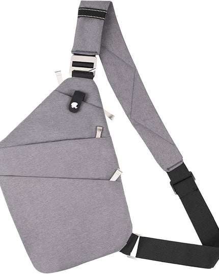 VADOO Sling Bag for Men and Women, Anti theft Crossbody Bag Lightweight Shoulder Chest Bag for Travel Gym