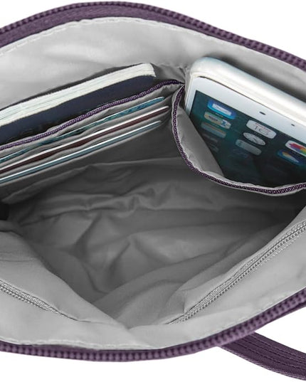 Travelon Anti-theft Classic Slim Double Zip Crossbody