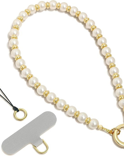 SURPHY Phone Charm, Phone Charms Strap with Tether Tab & Premium Metal Buckle, Cellphone Wrist Strap Chain