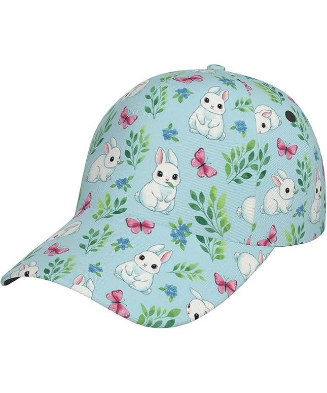 Easter Baseball Cap,Rabbit Eggs Baseball Hat,Fashion Snapback Hats Outdoor Trucker Hat for Women Men