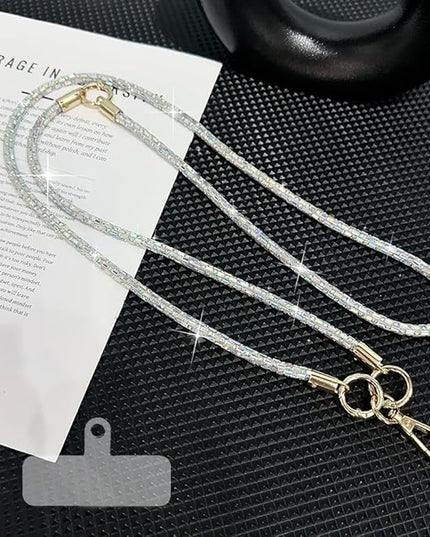 2Pcs Phone Crossbody Lanyard and Wrist Strap, Universal Cell Phone Lanyard Strap with 2Tether Tab