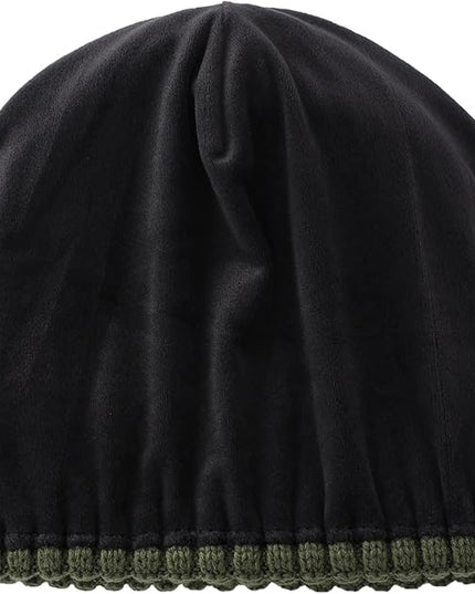 Connectyle Fleece Lined Cuffed Beanie Hat for Men Women Knitted Winter Wool Beanies Skull Cap Warm Watch Hat