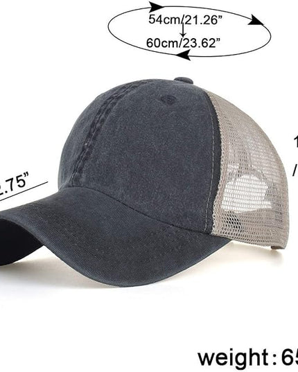 VOASTEK Running Hats for Men Baseball Cap Outdoor Essentials Runner Hat Jogging Cap Tennis Golf Workout Hats