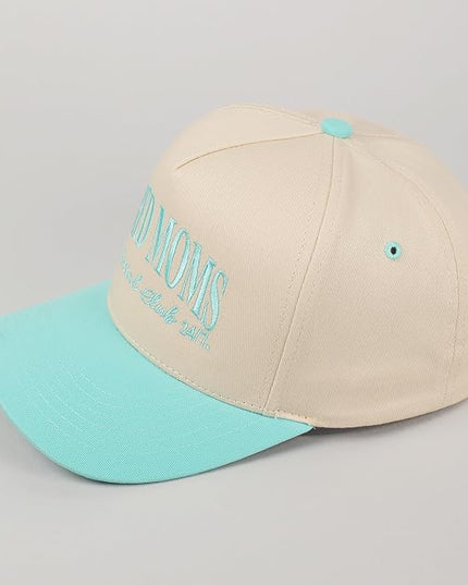 MIRMARU Two-Tone Vintage Canvas Trucker Hats for Men & Women, Adjustable Size Baseball Caps with Trendy Embroidered Design