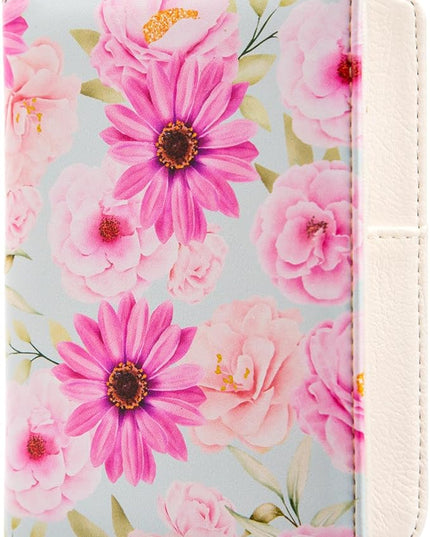 AIRMORS Pink Passport Holder Rfid Blocking,Cute Passport Cover Women Family Passport Book Holders Covers Wallets Travel Must Haves Cruise Ship Essentials(Flower)