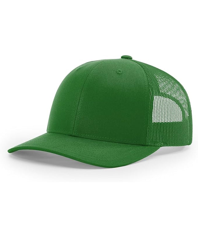 Richardson 112 Trucker Hat - Premium Adjustable Snapback Hat - Structured Six Panel Richardson Blank Caps