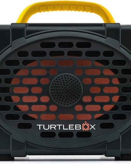 Turtlebox Original Gen 3: Portable Outdoor Bluetooth Speaker – Ultra-Loud (120dB), Waterproof (IP67), Rugged, Impact-Resistant, 3-Day Battery | Party Mode: Unlimited Pairing Stereo, Green/Yellow