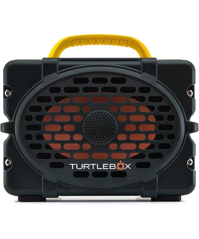 Turtlebox Original Gen 3: Portable Outdoor Bluetooth Speaker – Ultra-Loud (120dB), Waterproof (IP67), Rugged, Impact-Resistant, 3-Day Battery | Party Mode: Unlimited Pairing Stereo, Green/Yellow