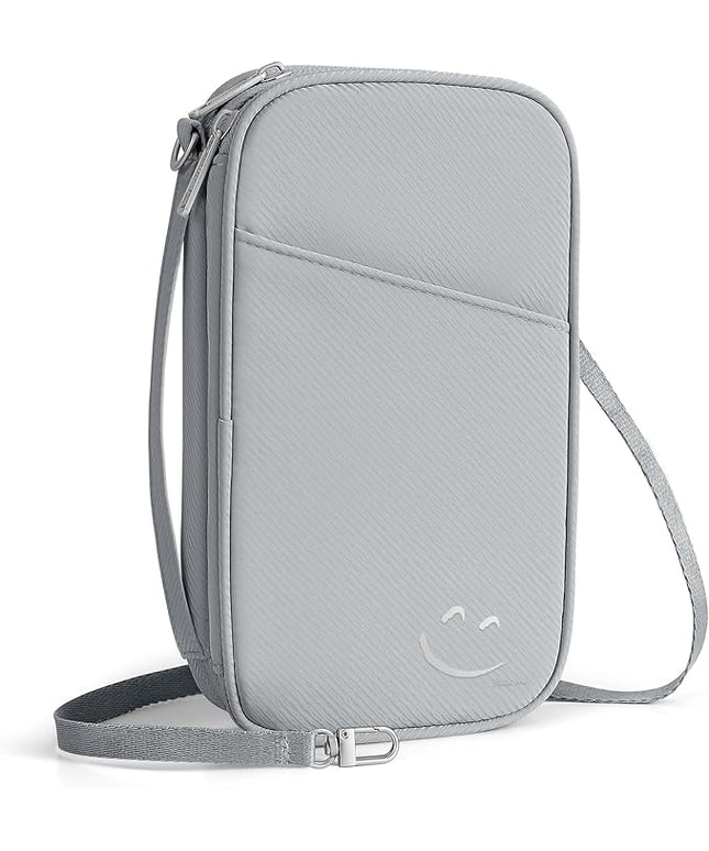 Travelkin 2-in-1 Passport Holder & Travel Organizer for Family with RFID Blocking, Multiple Passport Wallet for Men Women, Travel document holder for Credit Cards, Cash, and Electronic Essentials