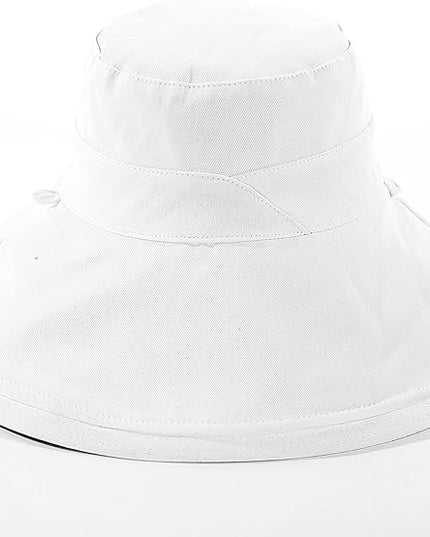 HUAMULAN Women Summer Sun Hat Wide Brim Wired Edge Floral Beach Bucket Hats Reversible Foldable Travel UV Protection Lady Hat