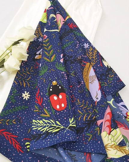 Julunar Silk Like Head Scarf for Women - Satin Large Hair Scarves - 35" Square Silk Hair Wrap for Sleeping with Gift Packed