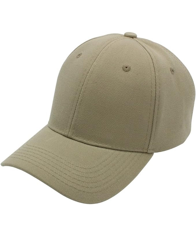 Top Level Baseball Cap Men Women - Classic Adjustable Plain Hat
