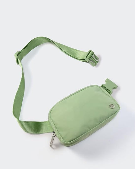 Pander Everywhere Belt Bag for Women, Fashion Waist Packs, Crossbody Bags with Adjustable Strap (Green Asparagus).