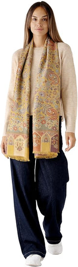 Scarf for Women Spanish Design Elegant Long Shawl Scarves for Summer Fall
