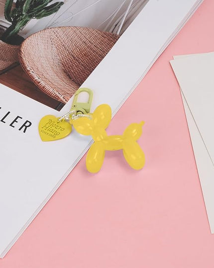 Balloon Dog Keychain Cute Bag Charm Handbag Purse Key Accessories