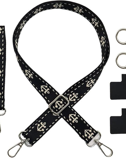 Adjustable 1" Width Phone Crossbody Lanyard and Wristlet Strap - Gift For The Lover In Your Life