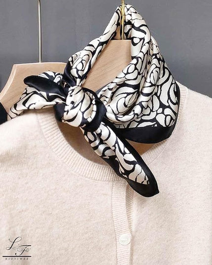 Satin Bandanas Head Scarf For Women Hair Scarves Accessories Lightweight Fashion Wrap Neck Silk Sleeping Headscarf
