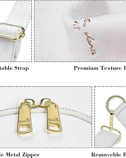 Anti Theft Crossbody Bags for Women Leather Sling Bag Cross Body Travel Purse Chest Bags Fanny Pack Gift Teen Girl