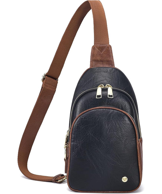 Anti Theft Crossbody Bags for Women Leather Sling Bag Cross Body Travel Purse Chest Bags Fanny Pack Gift Teen Girl