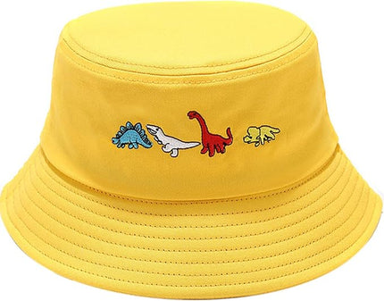 XYIYI Fashion Embroidery Bucket Hat Cotton Beach Fisherman Hats for Women Girls