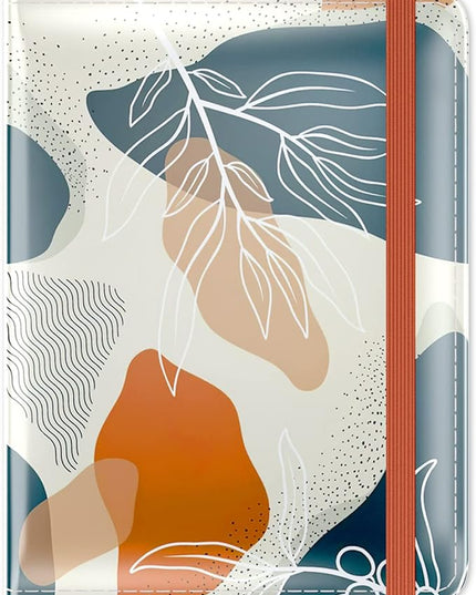 Passport Holder for Travel Essentials, Passport Wallet Cover Case for Travel Must Haves Accessories, Passport Book Holders for Women and Men, White Leaves