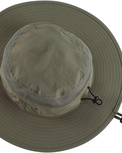 Home Prefer UPF 50+ Men's Sun Hat Wide Brim Bucket Hat UV Protection Hat for Mens Womens Beach Safari Gardening Golf Fishing