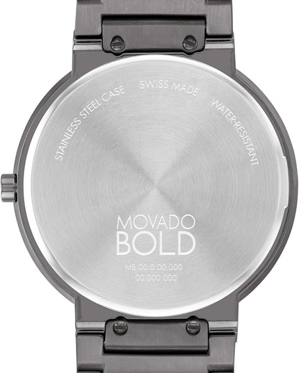 Movado Bold Horizon Ultra Thin Watch for Men and Women - Swiss Made - Water Resistant 3ATM/30 Meters - Sleek and Slim Premium Luxury Wristwatch for Everyone - 40mm