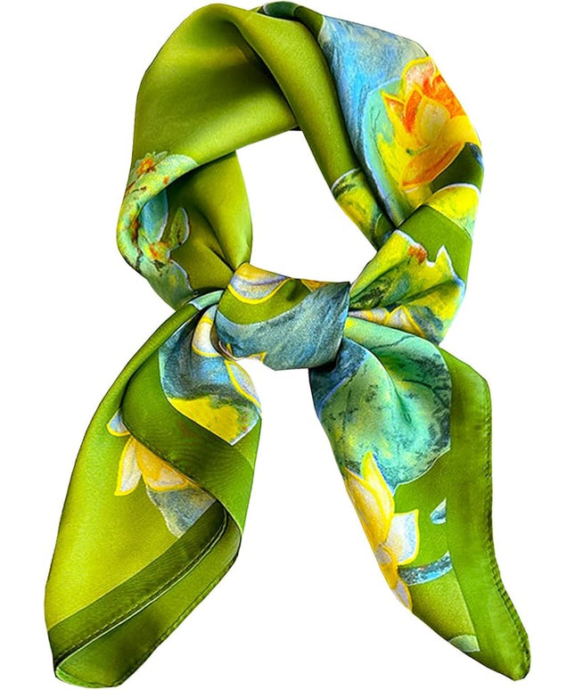Neck Scarf For Womens Silky Head Scarves Hair Bandanas Square Scarf Fashion Accessories lightweight