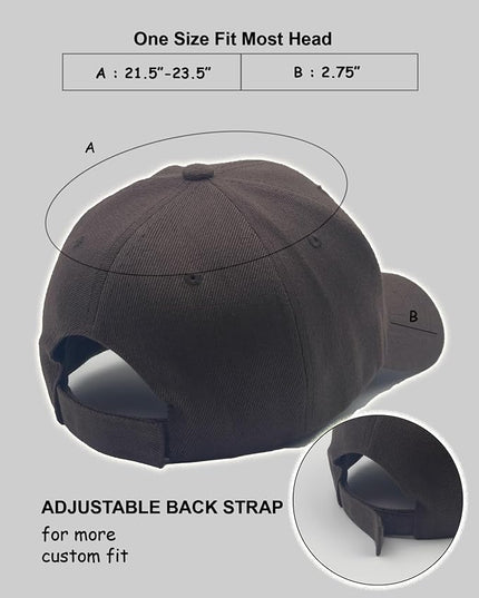 Utmost Structured Baseball Cap with Adjustable Closure - Performance Hat for Outdoor Activities