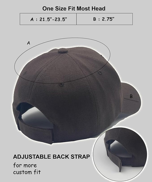 Utmost Structured Baseball Cap with Adjustable Closure - Performance Hat for Outdoor Activities