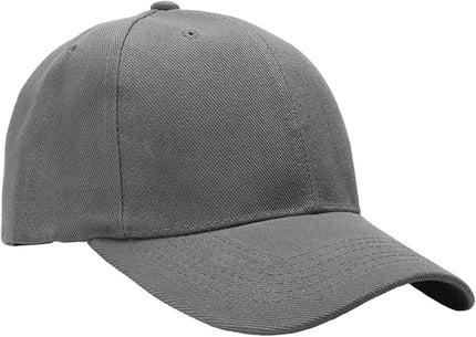 Falari Wholesale Bulk Lot 12-Pack Baseball Cap Adjustable Size Plain Blank Solid Color