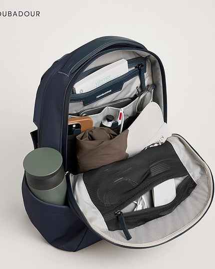 Troubadour Apex 4.0 Compact - 16L Premium Laptop Backpack - Ergonomic & Water Resistant - Designed for Work and Travel - Basalt