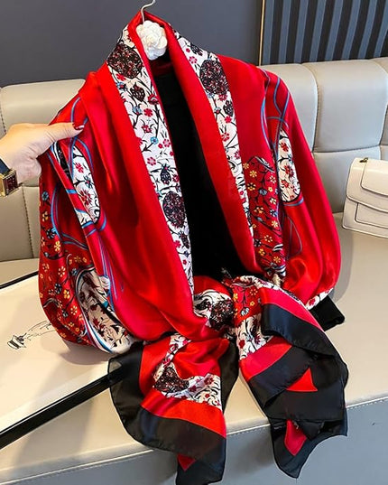 Silk Scarf Mulberry Silk Fashion Scarves Long Lightweight Shawl Wrap …