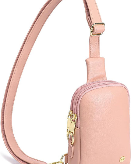 INICAT Sling Bag for Women Touchscreen Small Crossbody Cell Phone Purse Fanny Pack