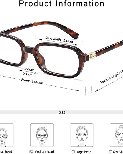 Retro Rectangular Sunglasses for Women Vintage Fashion Trendy Funny Small 90s Square Sunnies 2025 AP3698