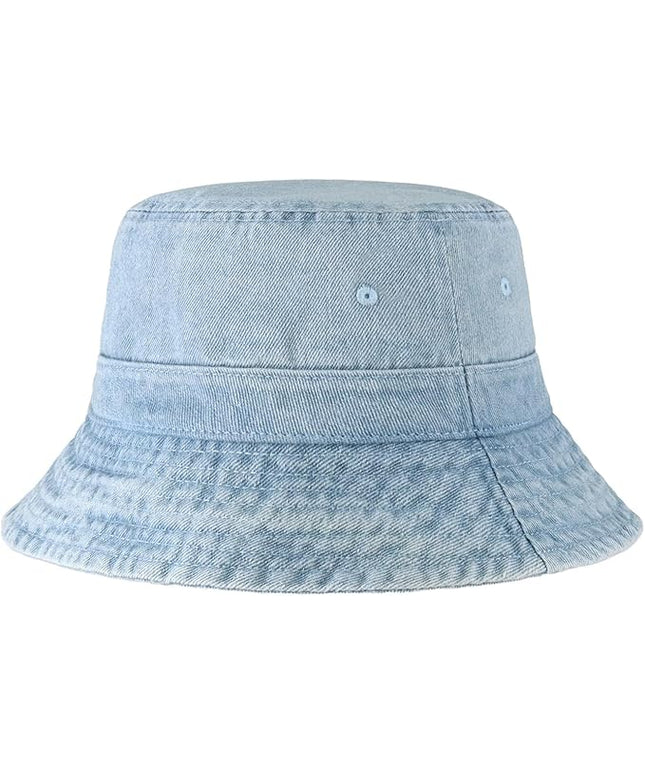 Hot Summer Bucket Hat - Trendy Cotton Sun Hat for Beach, Golf, Fishing - Fun Outdoor Vacation Boonie for Men and Women